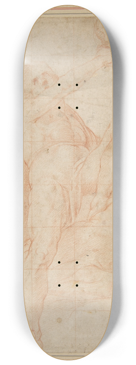 Cristoforo Roncalli - Two Nudes Seen from Below 8.25 inch art skate deck