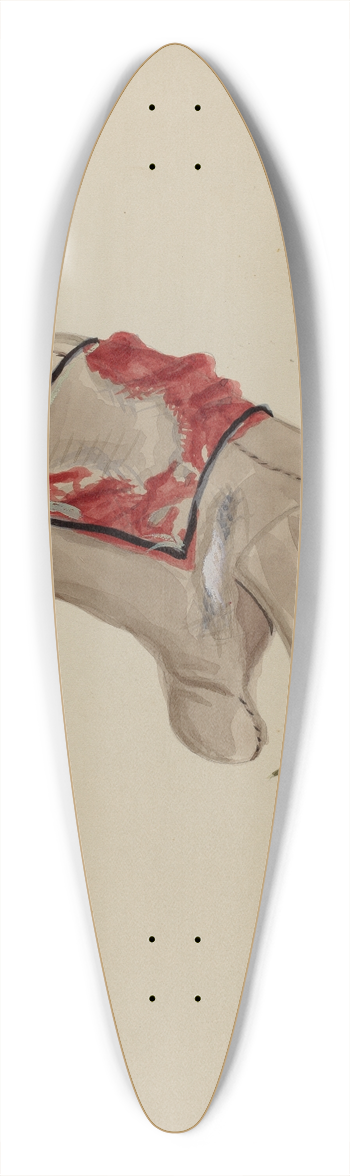 Raoul Du Bois - Elephant 39.3 inch art pintail longboard deck