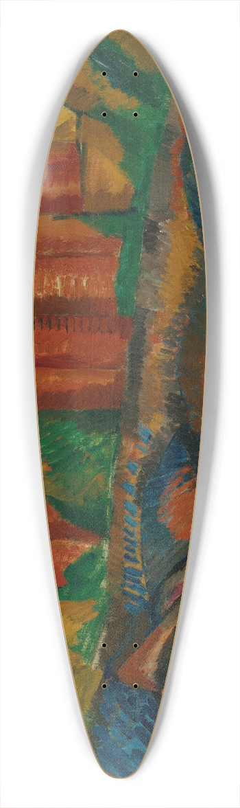 Raoul Dufy - Sainte-Adresse, la plage 39.3 inch art pintail longboard deck