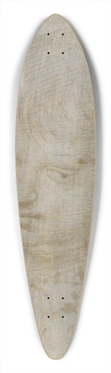 Raphael - A childs head 39.3 inch art pintail longboard deck