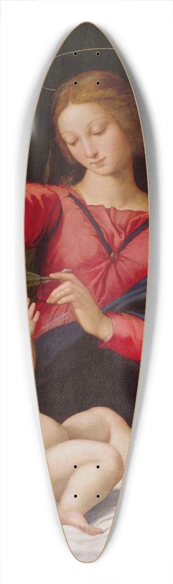Raphael - La Madone De Lorette 39.3 inch art pintail longboard deck