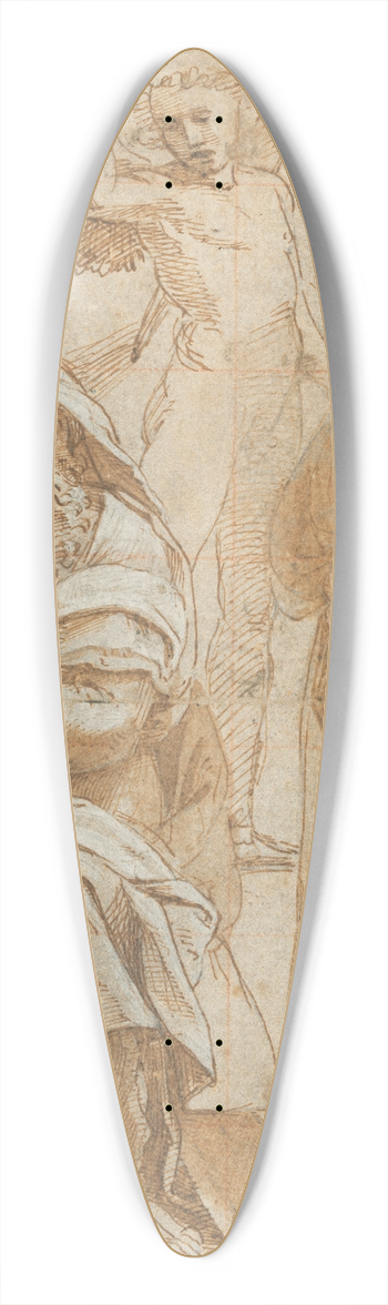 Raphael - The Prophets Hosea and Jonah 39.3 inch art pintail longboard deck