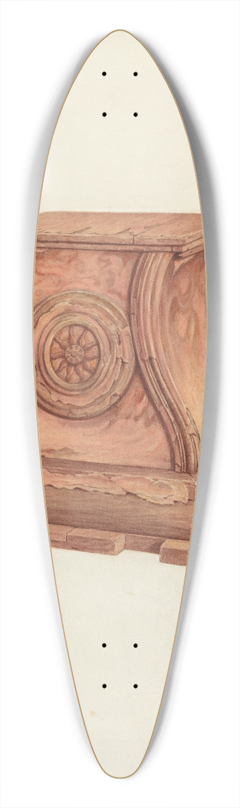 Raymond E. Noble - Stand for Baptismal Font 39.3 inch art pintail longboard deck
