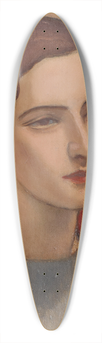 Raymond McIntyre - Head of a girl 39.3 inch art pintail longboard deck