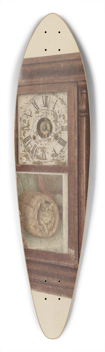 Raymond Neumann - Shelf Clock 39.3 inch art pintail longboard deck