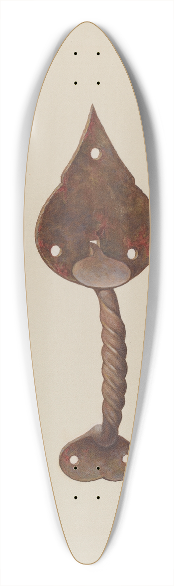 Regina Henderer - Suffolk Latch 39.3 inch art pintail longboard deck