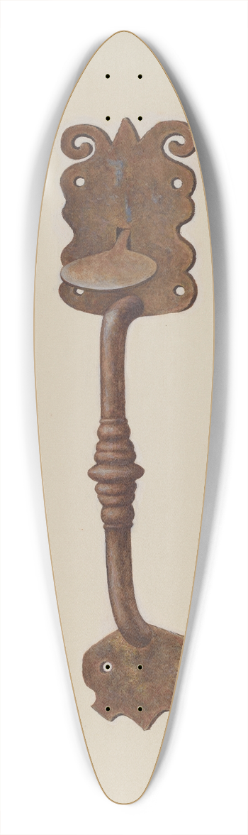 Regina Henderer - Suffolk Latch 39.3 inch art pintail longboard deck