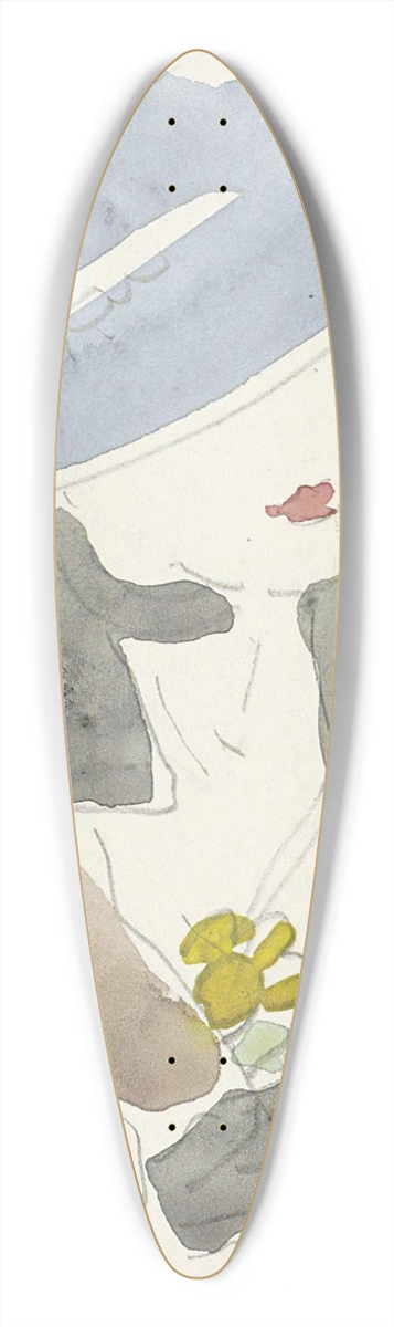 Reijer Stolk - Studies 39.3 inch art pintail longboard deck