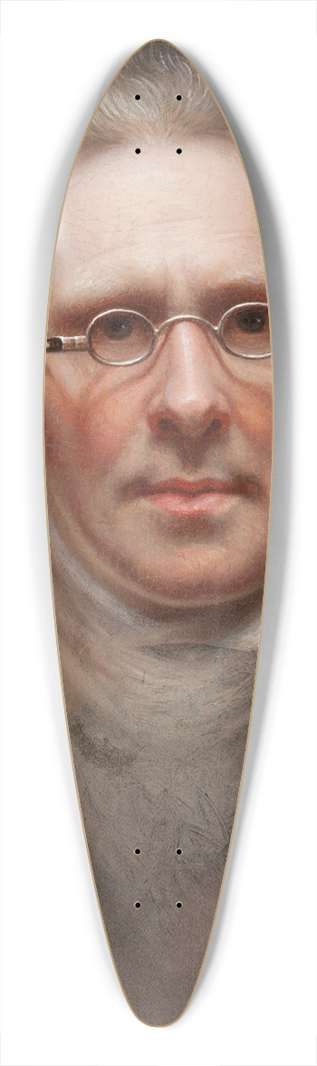 Rembrandt Peale - Self Portrait 39.3 inch art pintail longboard deck