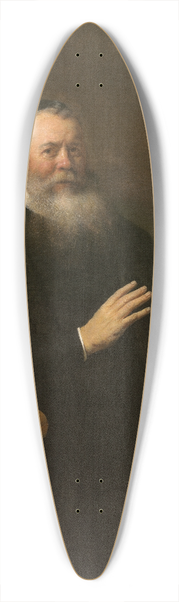 Rembrandt van Rijn - Portrait of Eleazar Swalmius 39.3 inch art pintail longboard deck