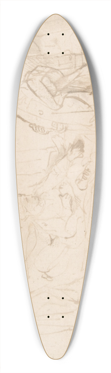 Rembrandt van Rijn - Potiphars Wife Accusing Joseph Before her Husband 39.3 inch art pintail longboard deck