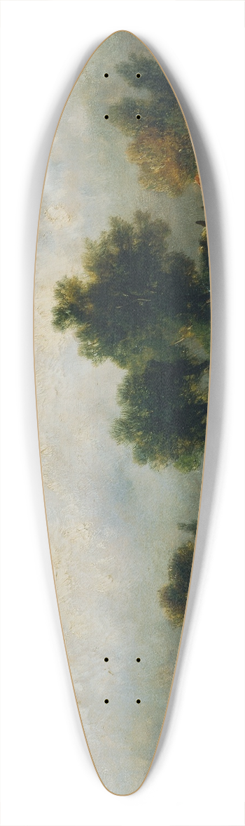 Remigius Adrianus van Haanen - Sommerlandschaft 39.3 inch art pintail longboard deck