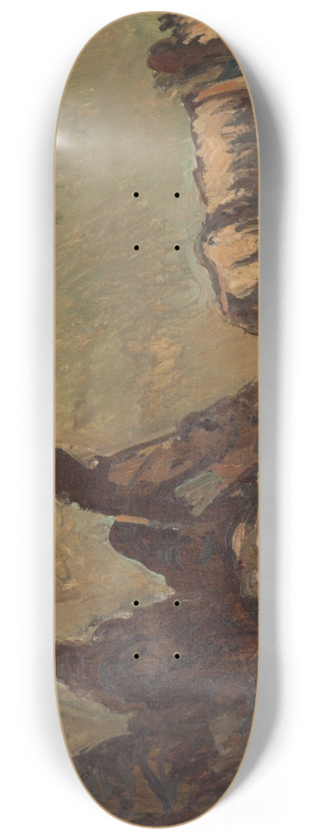 Cyprin Majernk - Refugees 8.25 inch art skate deck