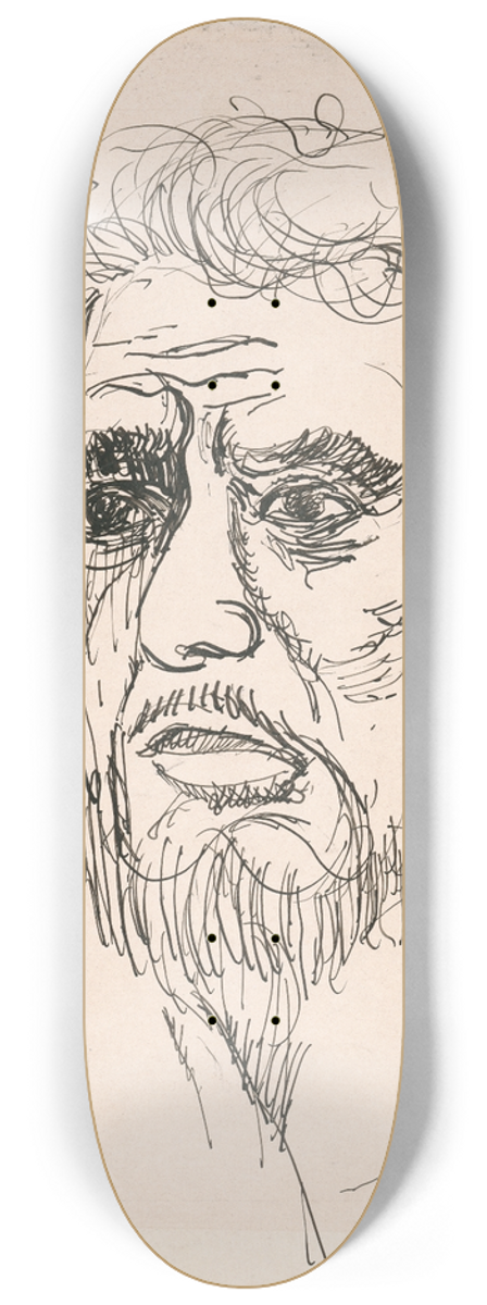 Cyprin Majernk - Self-Portrait 8.25 inch art skate deck