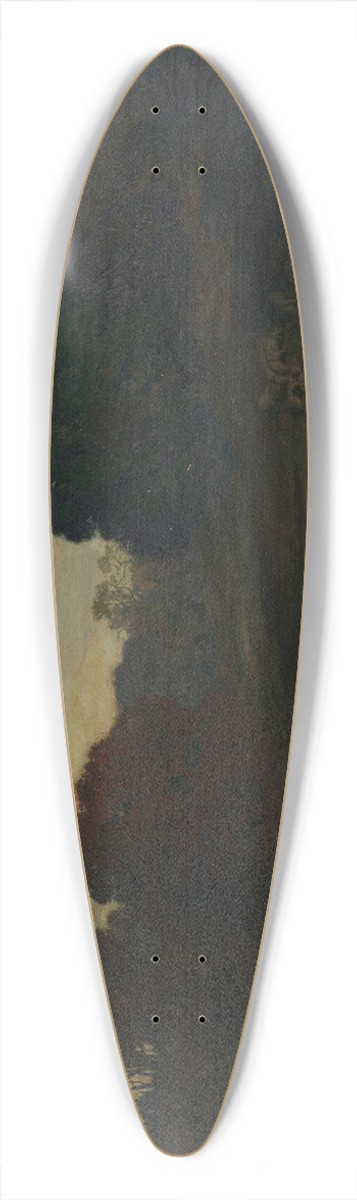 Ren Menard - Pastoral Scene 39.3 inch art pintail longboard deck