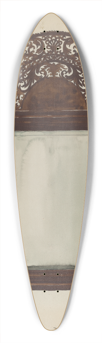 Rex Dolmith - Looking-glass 39.3 inch art pintail longboard deck