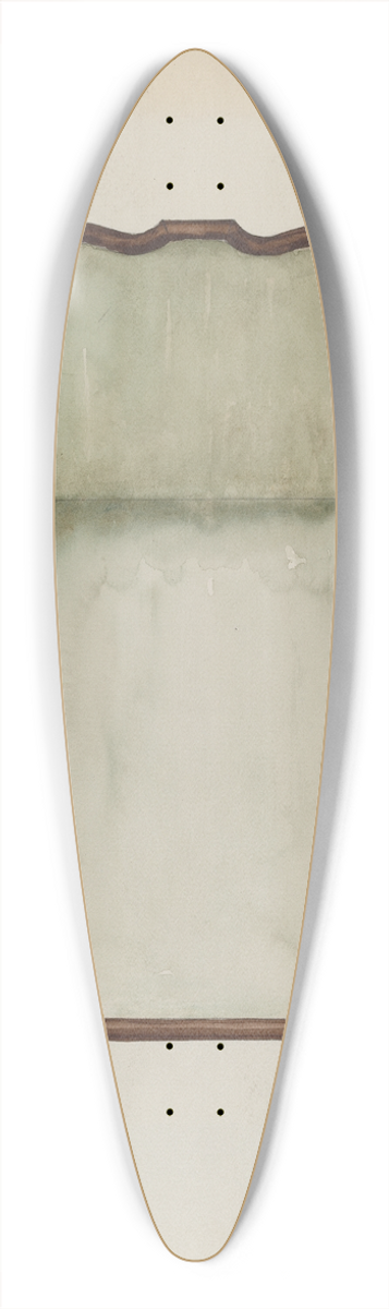 Rex Dolmith - Pier-glass 39.3 inch art pintail longboard deck