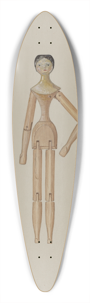 Rex F. Bush - Doll  Clarissa 39.3 inch art pintail longboard deck