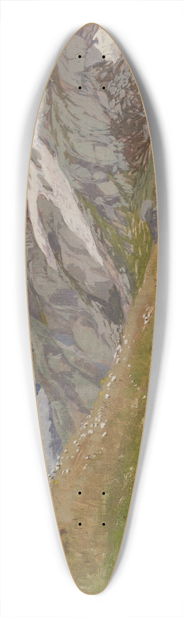 Rgnault Sarasin - Alp 39.3 inch art pintail longboard deck