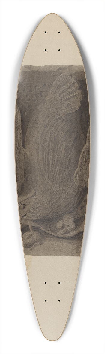 Richard Barnett - Carved Keystone 39.3 inch art pintail longboard deck
