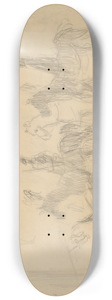 Cyprin Majernk - Study of Riders 8.25 inch art skate deck