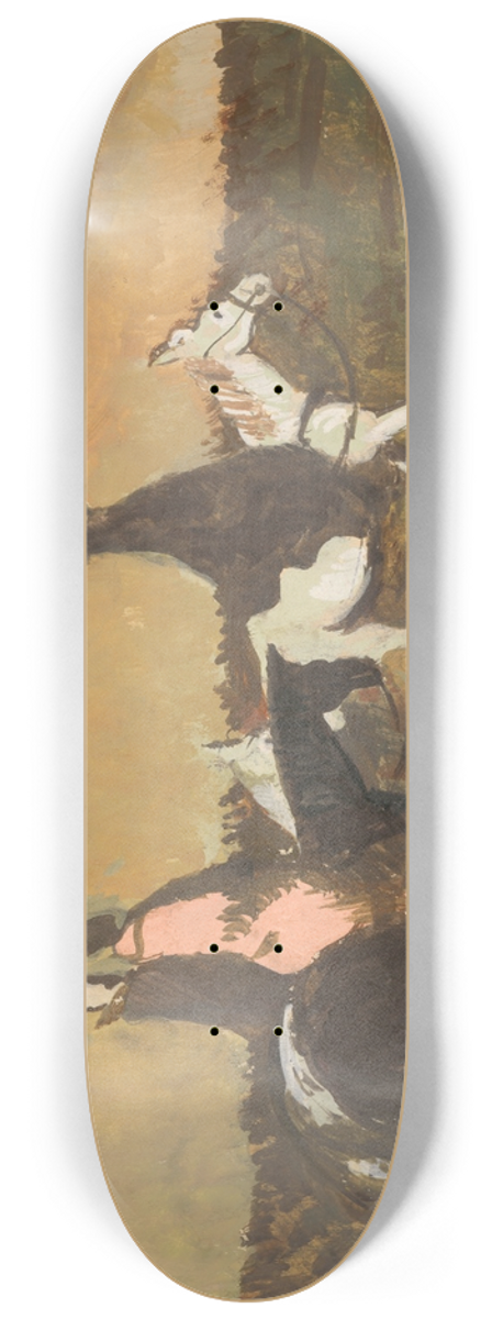 Cyprin Majernk - Three Riders 8.25 inch art skate deck