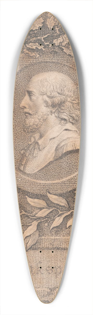 Richard Corbould - Shakspeare 39.3 inch art pintail longboard deck