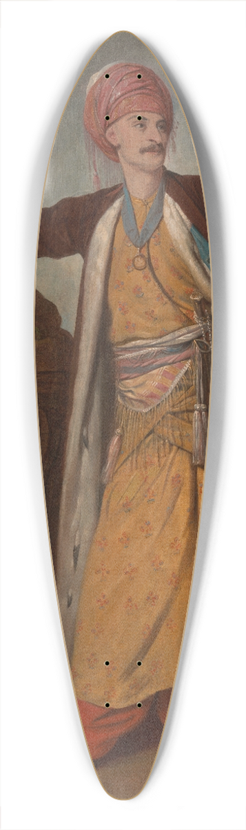 Richard Cosway - Portrait of an Armenian 39.3 inch art pintail longboard deck