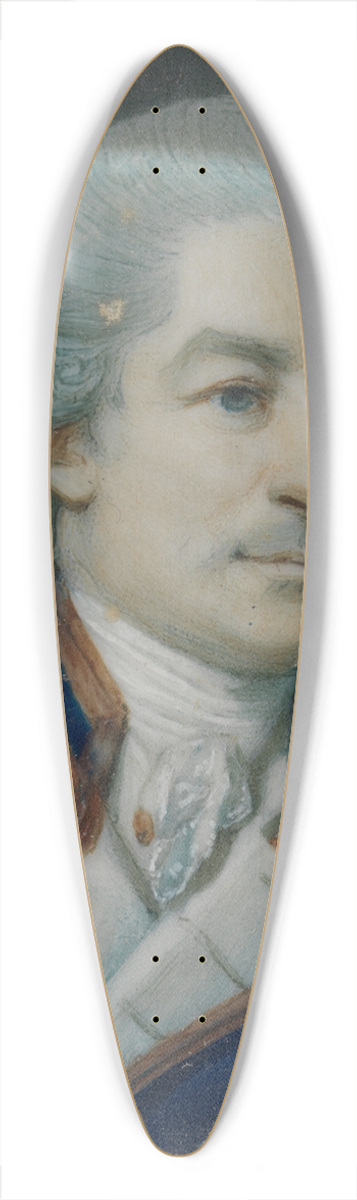 Richard Crosse - Portrait of a Gentleman 39.3 inch art pintail longboard deck