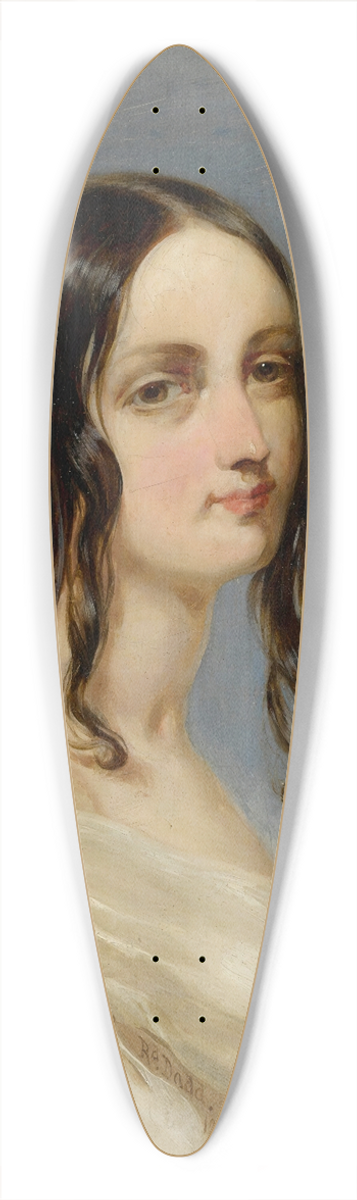 Richard Dadd - Portrait Of A Young Lady 39.3 inch art pintail longboard deck