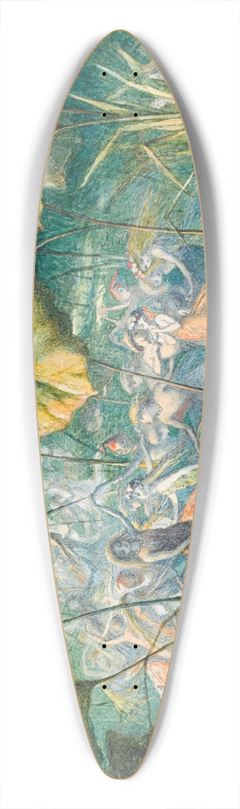 Richard Doyle - In Fairy Land An Elfin Dance 39.3 inch art pintail longboard deck