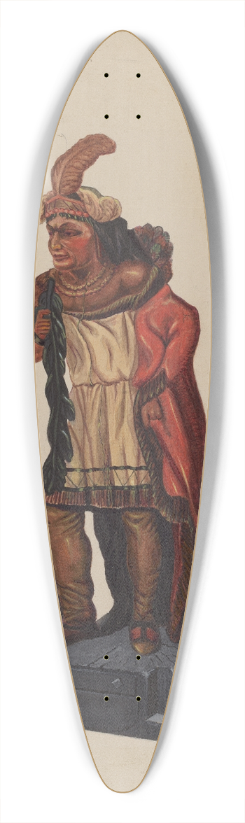 Richard F. Smith - Cigar Store Indian 39.3 inch art pintail longboard deck