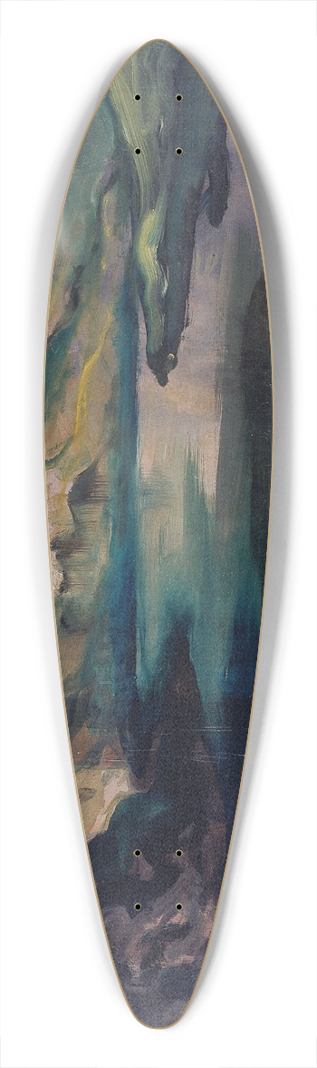 Richard Harlfinger - Bergsee 39.3 inch art pintail longboard deck