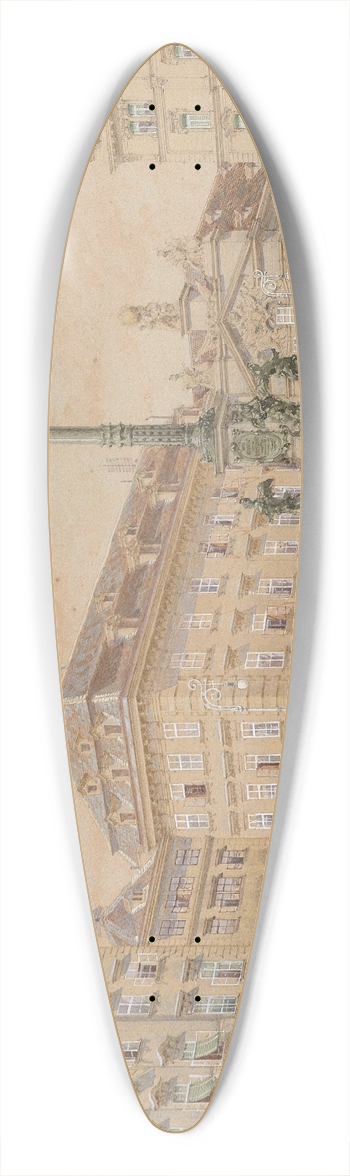 Richard Moser - Wien Am Hof 39.3 inch art pintail longboard deck