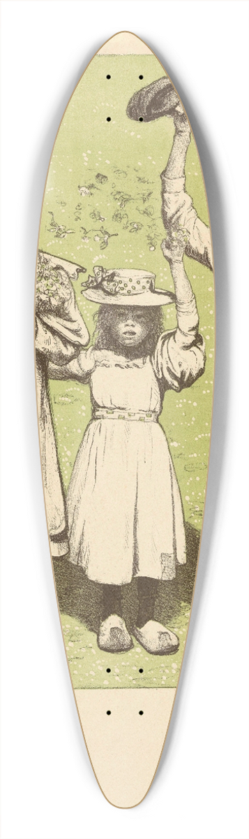 Richard Nicolas Roland Holst - 1 mei 39.3 inch art pintail longboard deck