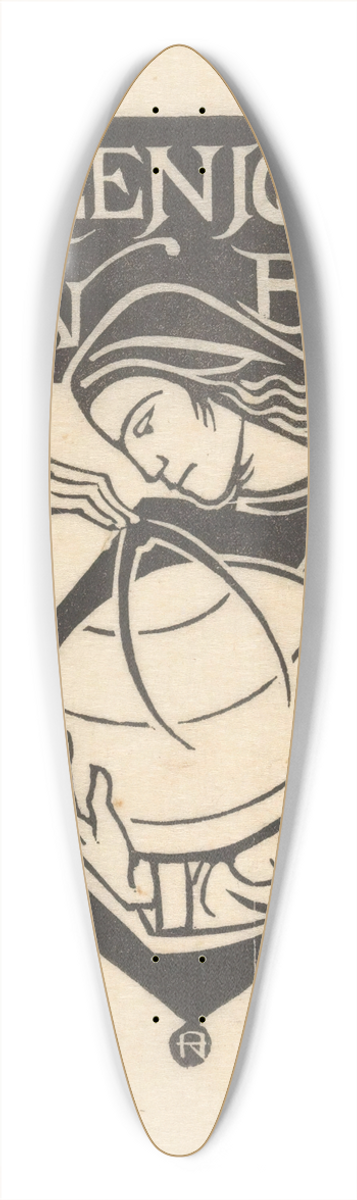 Richard Nicolas Roland Holst - Ex libris van de Vereeniging Joan Blaeu 39.3 inch art pintail longboard deck