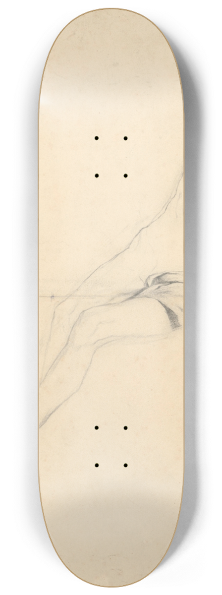 Cyril Kutlk - Study of a Beggar I. 8.25 inch art skate deck