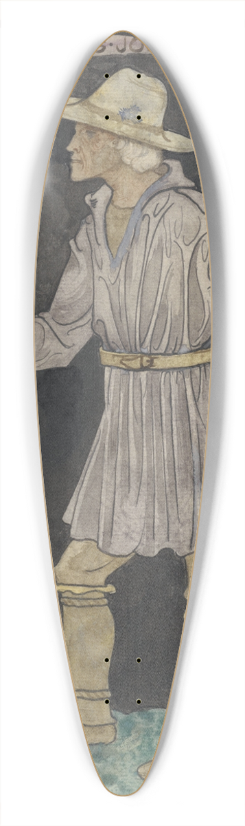 Richard Nicolas Roland Holst - Ontwerp voor kostuum voor Atlas 39.3 inch art pintail longboard deck