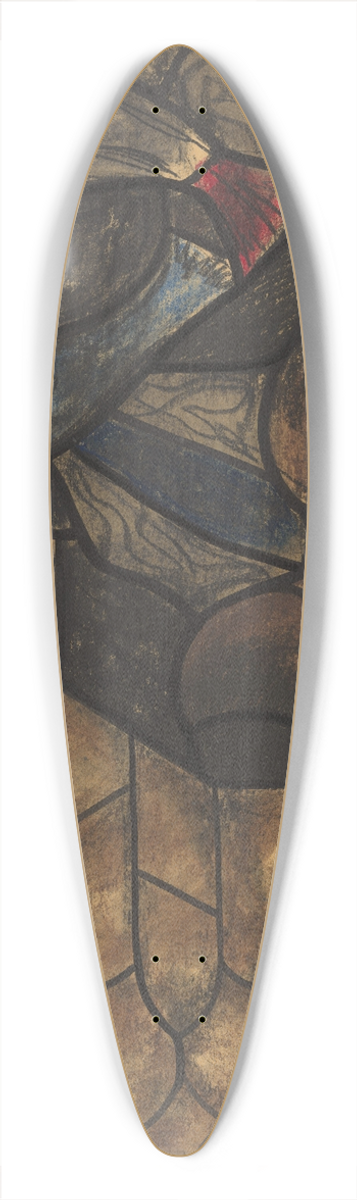 Richard Nicolas Roland Holst - Ontwerp voor raam in het Noordertransept in de Dom te Utrecht 8 39.3 inch art pintail longboard deck
