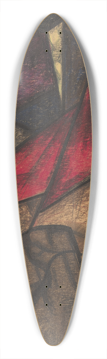 Richard Nicolas Roland Holst - Ontwerp voor raam in het Noordertransept in de Dom te Utrecht 39.3 inch art pintail longboard deck