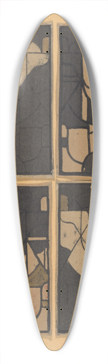 Richard Nicolas Roland Holst - Tapijtontwerp voor raam in het Noordertransept van de Dom te Utrecht 39.3 inch art pintail longboard deck