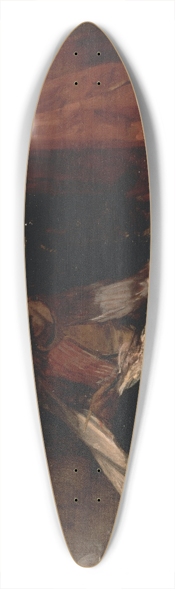 Richard Parkes Bonington - Seated Turk 39.3 inch art pintail longboard deck