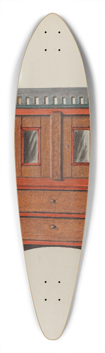Richard Taylor - Toy Cupboard 39.3 inch art pintail longboard deck
