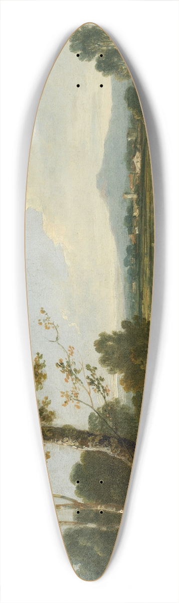 Richard Wilson - Landscape In Italy 39.3 inch art pintail longboard deck