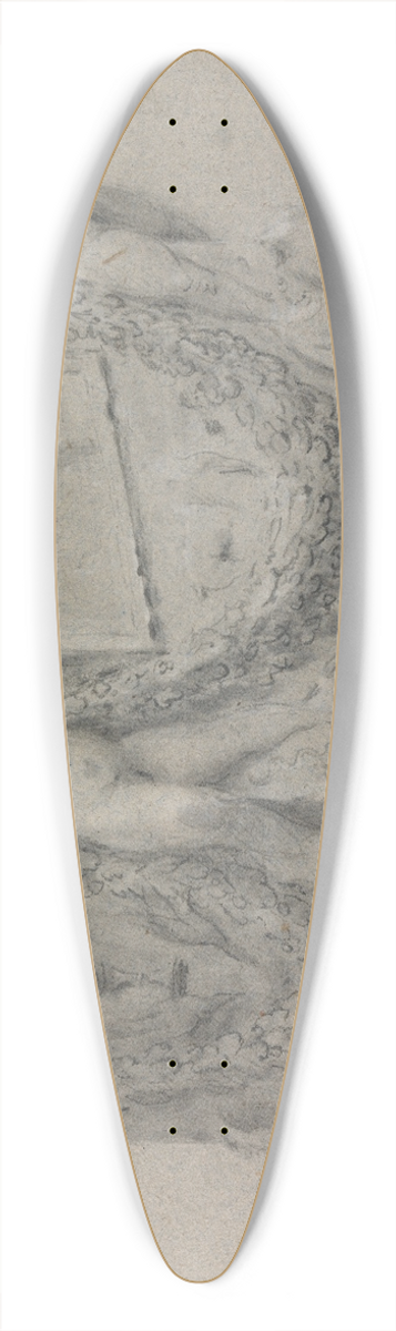 Richard Wilson - Sculpted Plinth in the Villa Medici 39.3 inch art pintail longboard deck