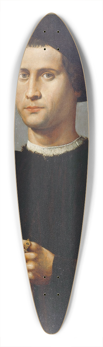 Ridolfo Ghirlandaio - Portrait of Silvestro Aldobrandini 39.3 inch art pintail longboard deck