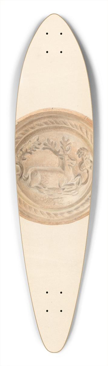 Roberta Spicer - Butter Mold 39.3 inch art pintail longboard deck