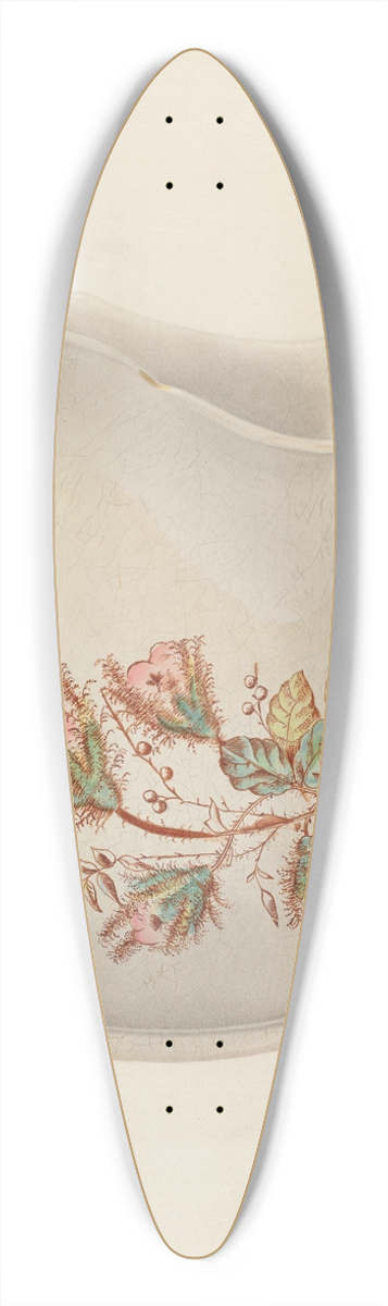 Roberta Spicer - Pitcher 39.3 inch art pintail longboard deck