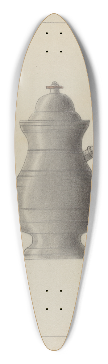 Robert Brigadier - Pewter Coffee Pot 39.3 inch art pintail longboard deck