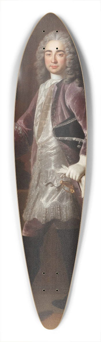 Robert Gabriel Gence - Portrait ofJean-Joseph de Pons 39.3 inch art pintail longboard deck